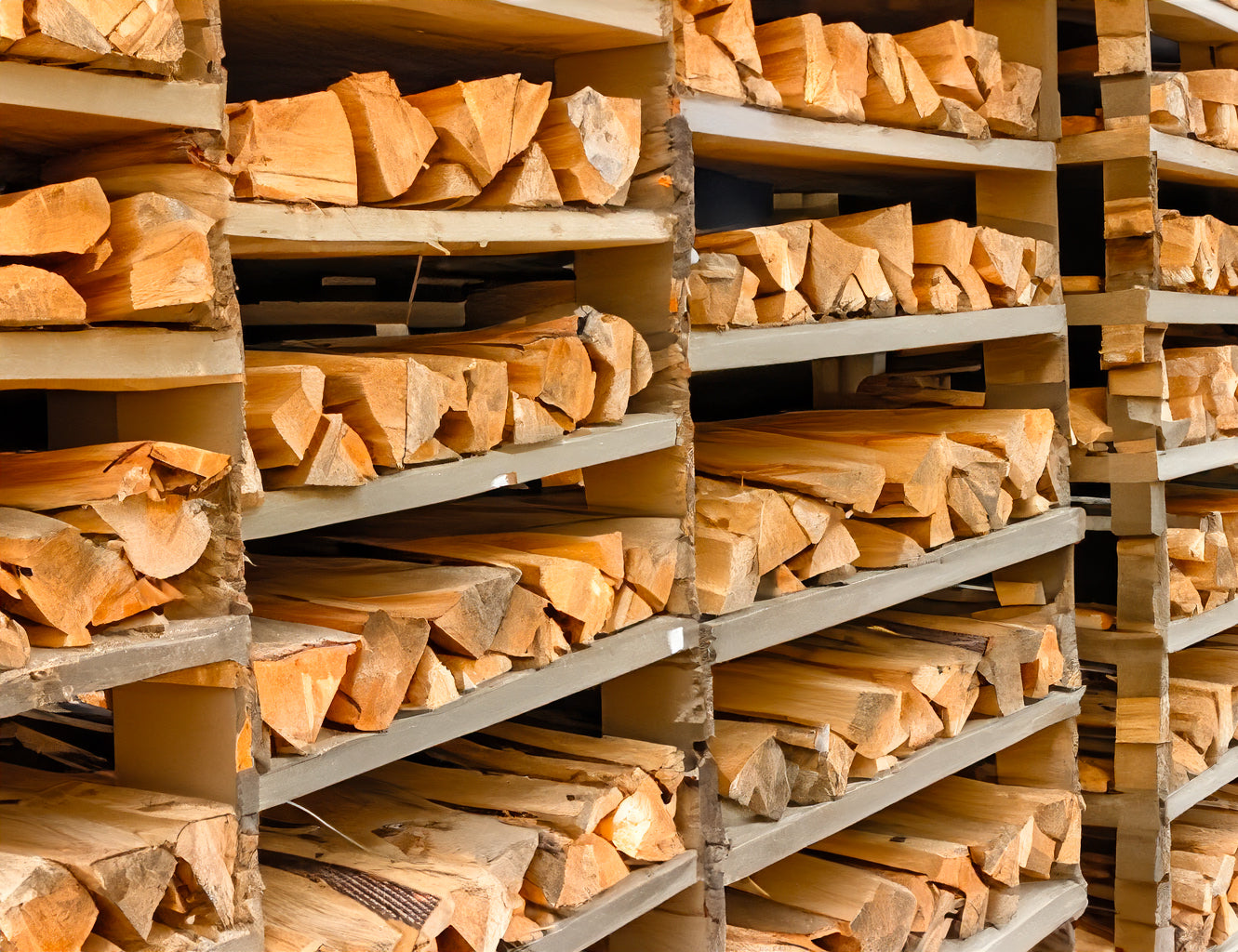 Pallet di legna da ardere, faggio, essiccato in forno, 25 cm, 1,8 m³