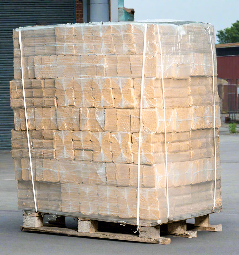 Bricchette di betulla/aghi RUF in 96 sacchi da 10 kg ciascuno