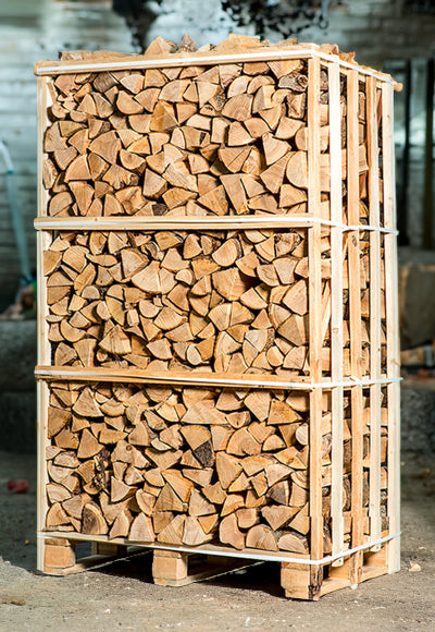 Pallet di legna da ardere, faggio, essiccato in forno, 25 cm, 1,8 m³